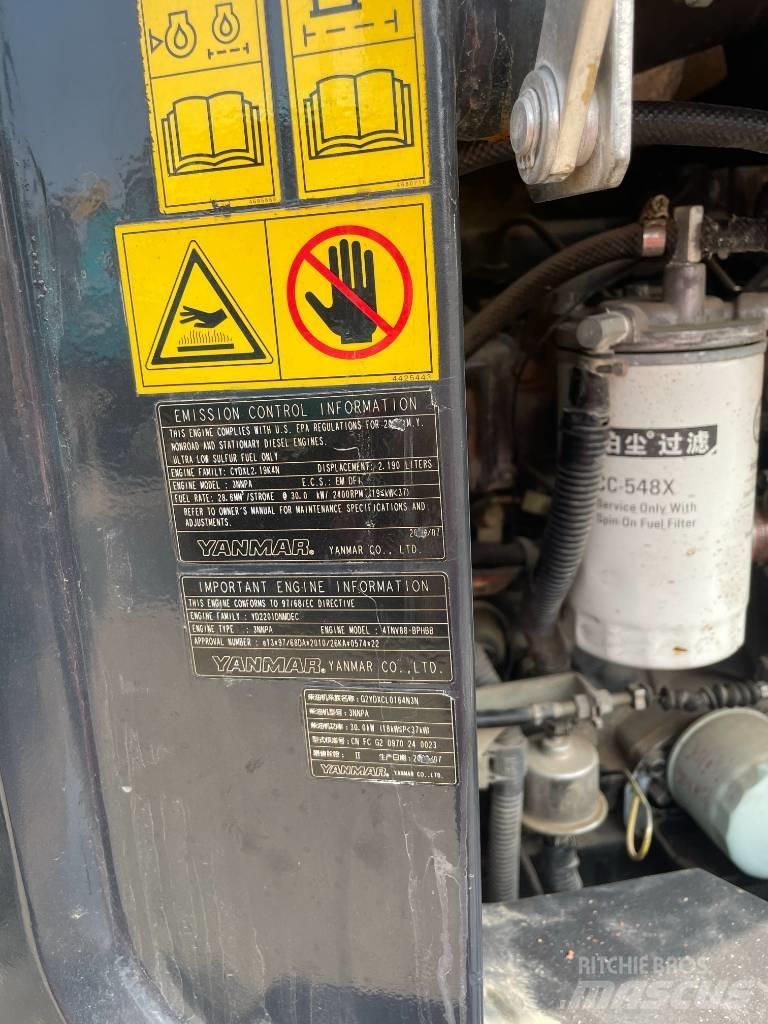 Hitachi ZX 55 Mini ekskavatoriai < 7 t