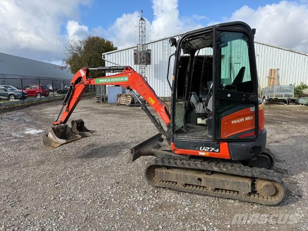 Kubota U 27-4 Mini ekskavatoriai < 7 t