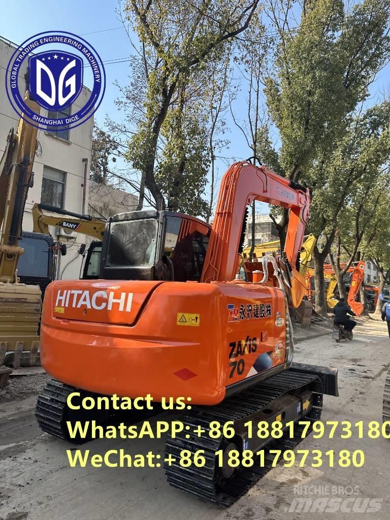 Hitachi ZX 70 Mini ekskavatoriai < 7 t