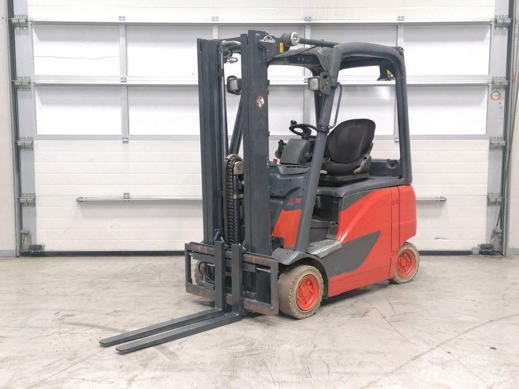 Linde E16PH-02 Elektriniai šakiniai krautuvai