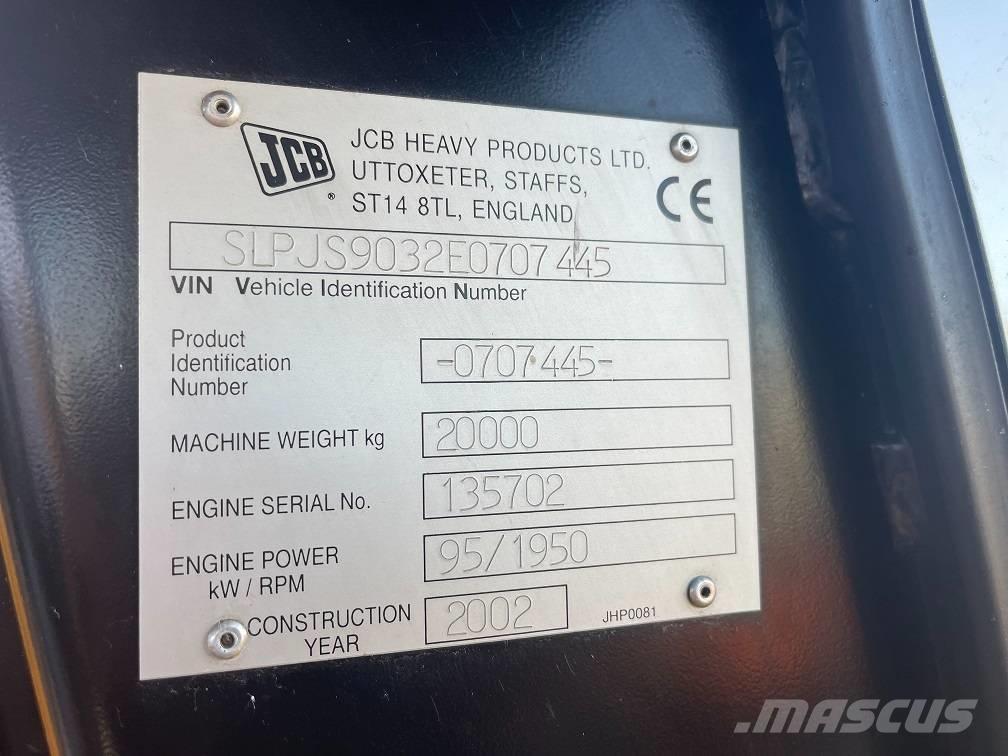 JCB JS 200 Vikšriniai ekskavatoriai