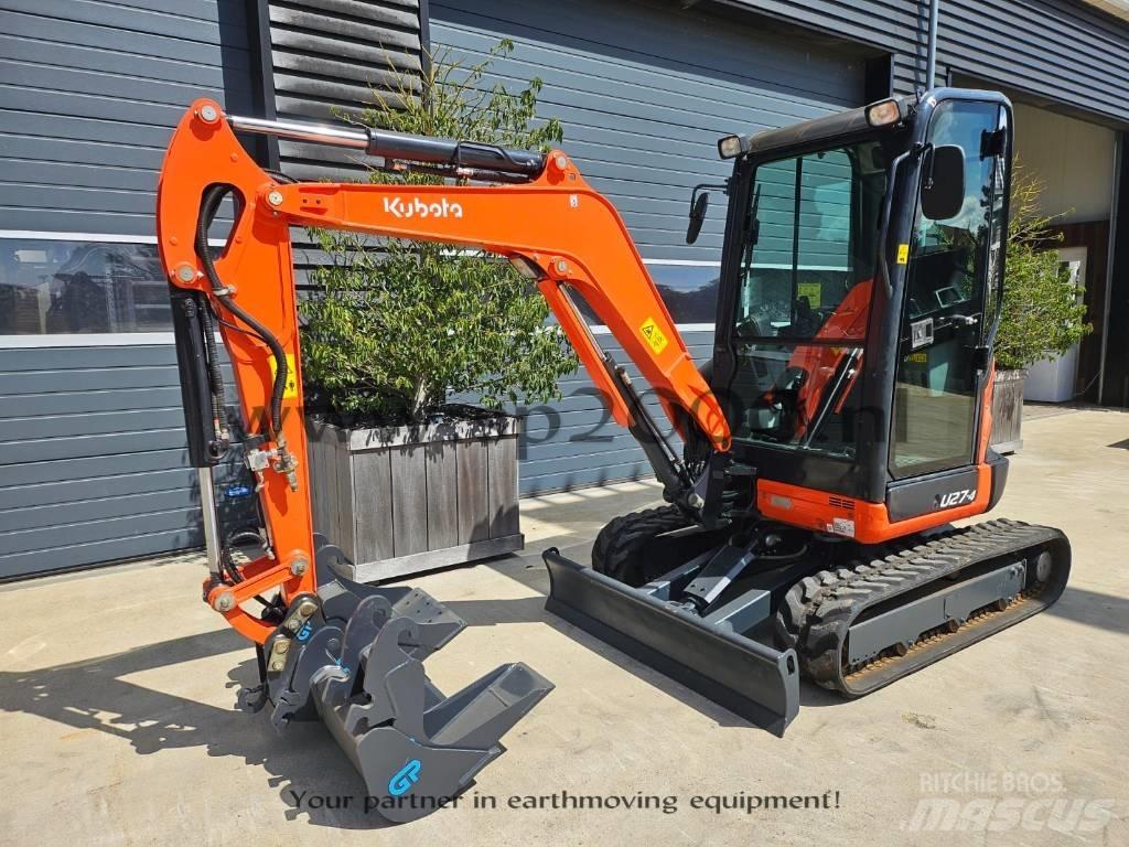 Kubota U 27-4 Mini ekskavatoriai < 7 t