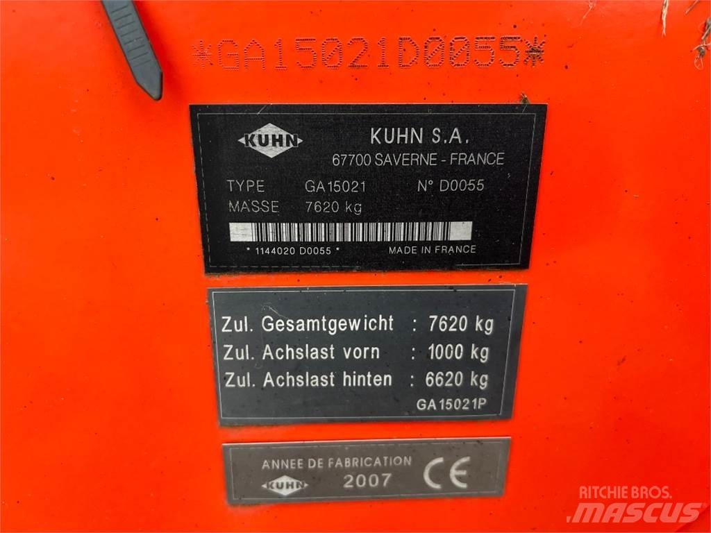 Kuhn GA 15021 Grunto gramdymo technika