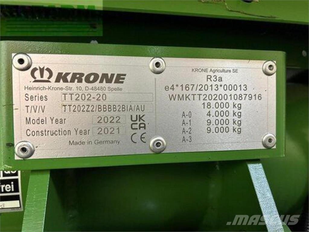 Krone mx 370 gl Grūdų vežimėliai