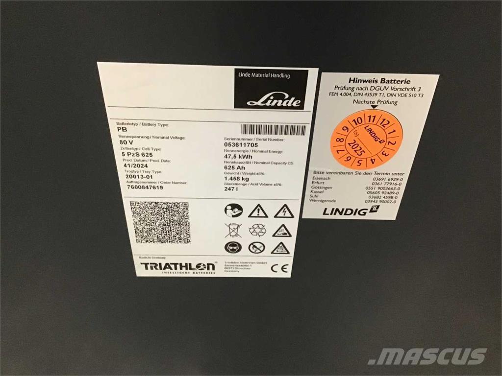 Linde E35L Elektriniai šakiniai krautuvai