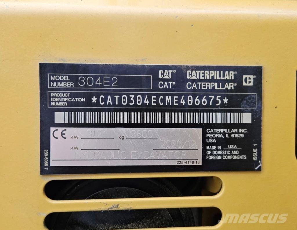 CAT 304 E 2 Mini ekskavatoriai < 7 t