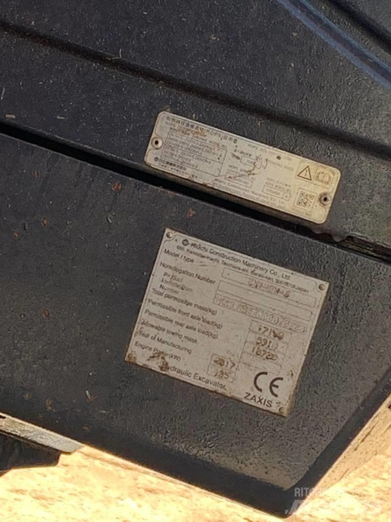Hitachi ZX 140 W Ratiniai ekskavatoriai