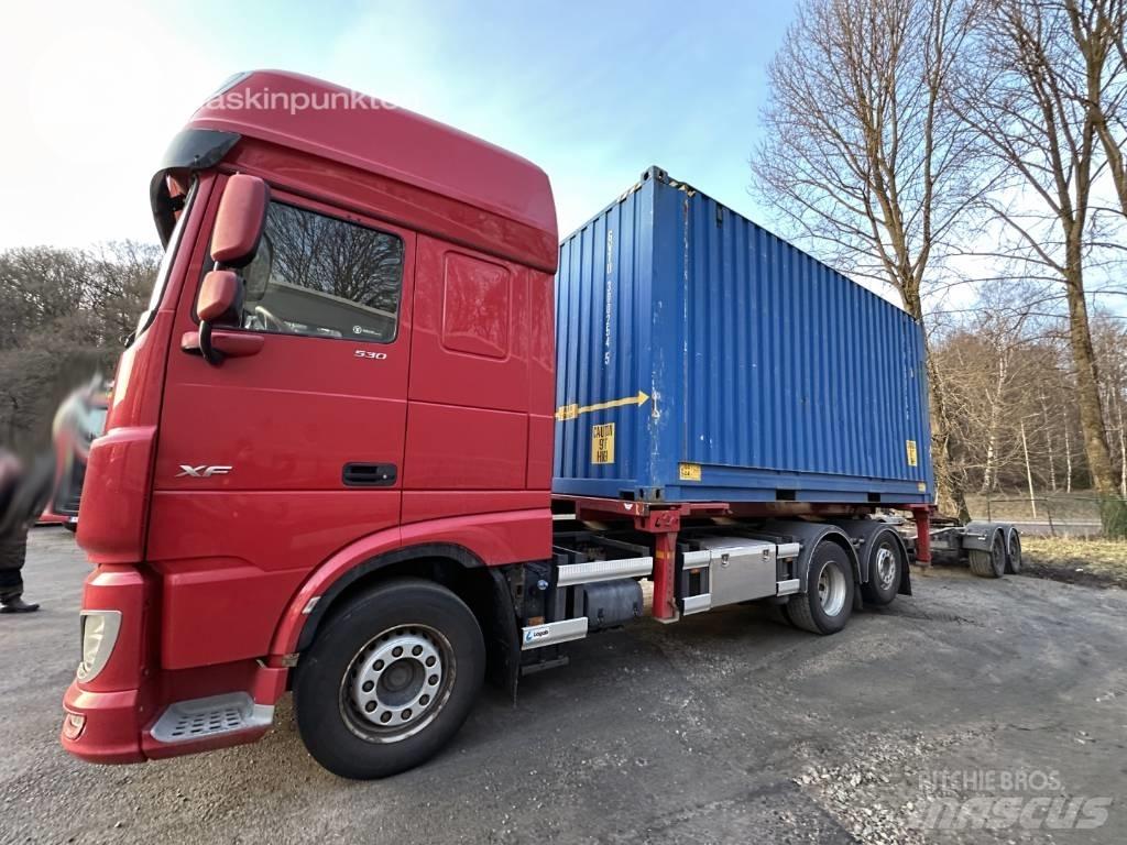 DAF XF 530 Konteinerių nuožulnaus pakėlimo ant platformos krautuvai