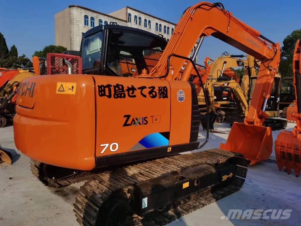 Hitachi ZX 70 Mini ekskavatoriai < 7 t