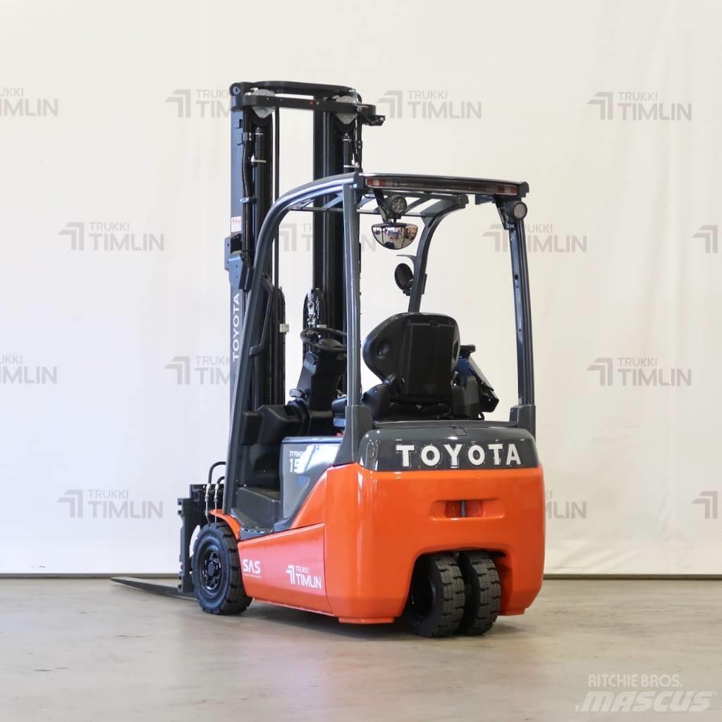 Toyota 8FBE15T Elektriniai šakiniai krautuvai
