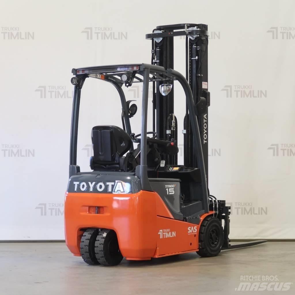 Toyota 8FBE15T Elektriniai šakiniai krautuvai