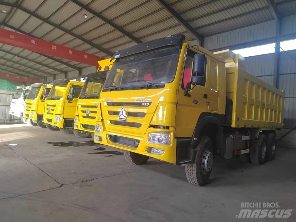 Howo 375 6x4 Savivarčių priekabų vilkikai