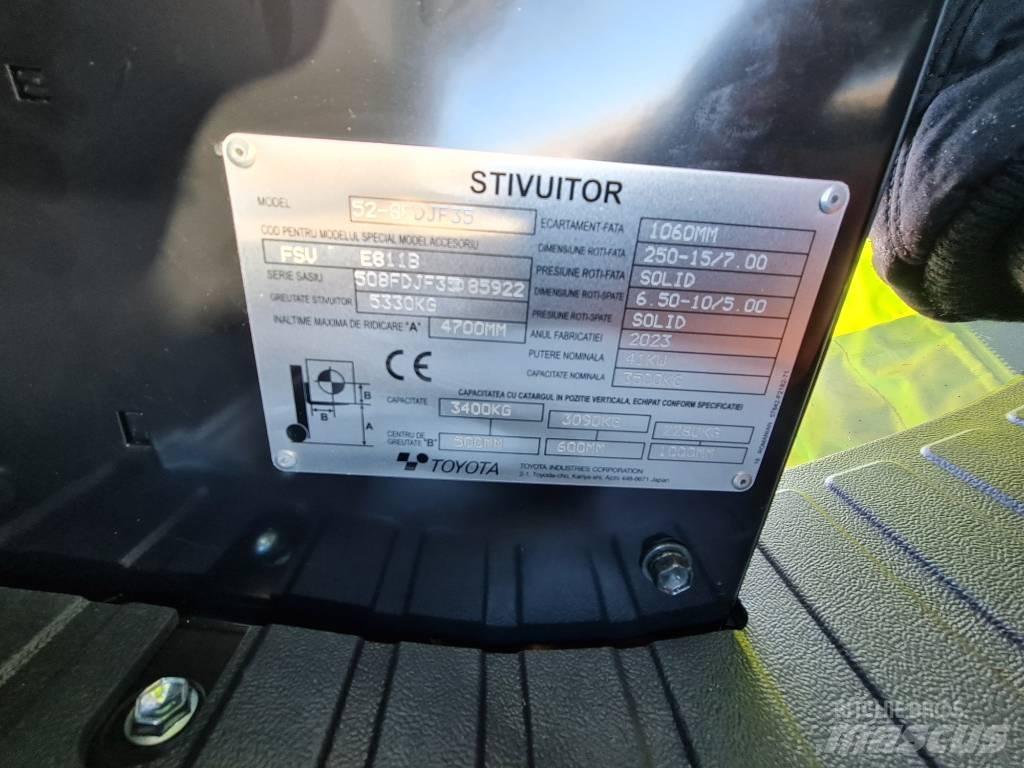 Toyota Tonero Šakiniai krautuvai su prailgintu keltuvu