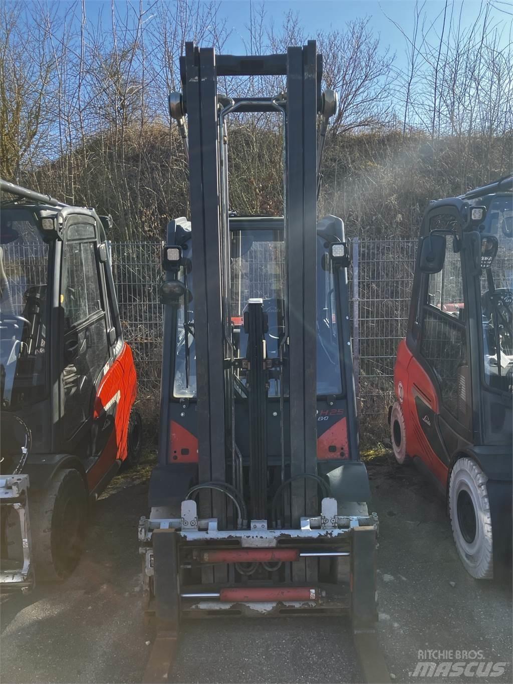 Linde H25T LPG (dujiniai) krautuvai