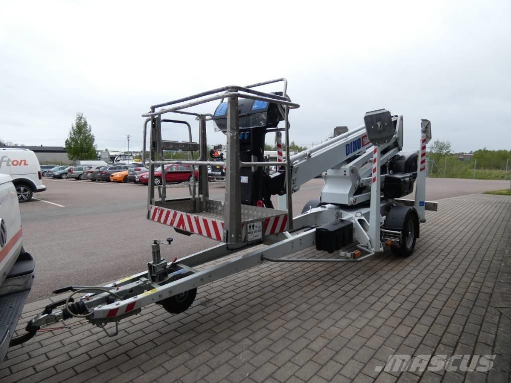 Dino 160 XTB Skylift Ant priekabų montuojamos kėlimo platformos