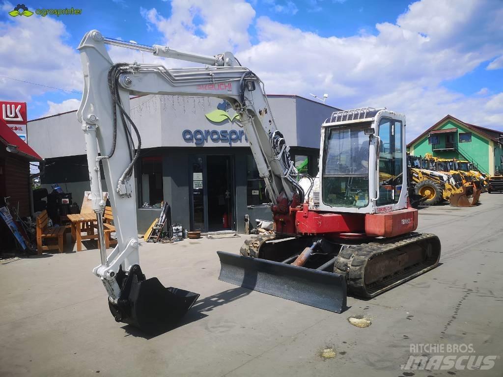 Takeuchi TB180FR Vidutinės galios ekskavatoriai 7-12 t