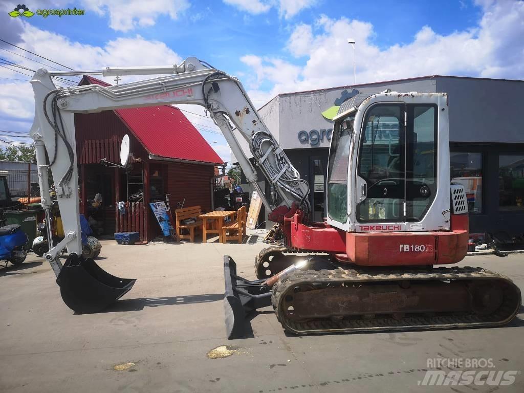 Takeuchi TB180FR Vidutinės galios ekskavatoriai 7-12 t