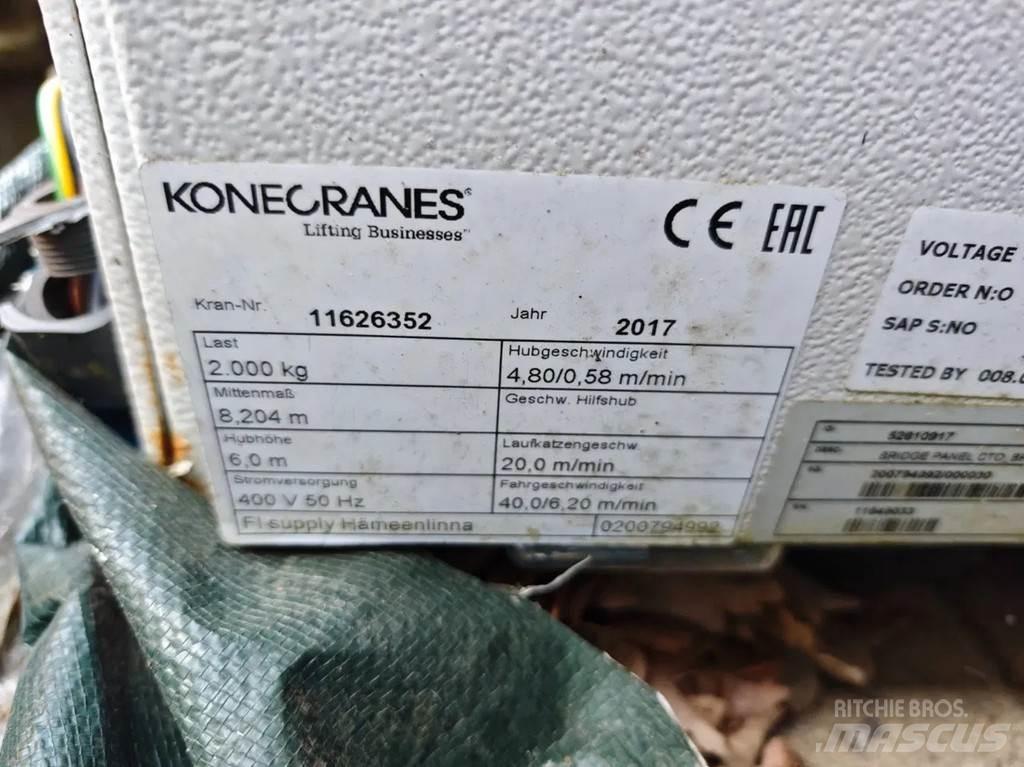 Konecranes 2 Ton Pakabinami ir ožiniai kranai