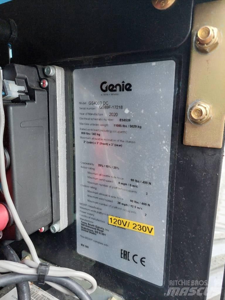 Genie GS 4069 DC Žirkliniai keltuvai