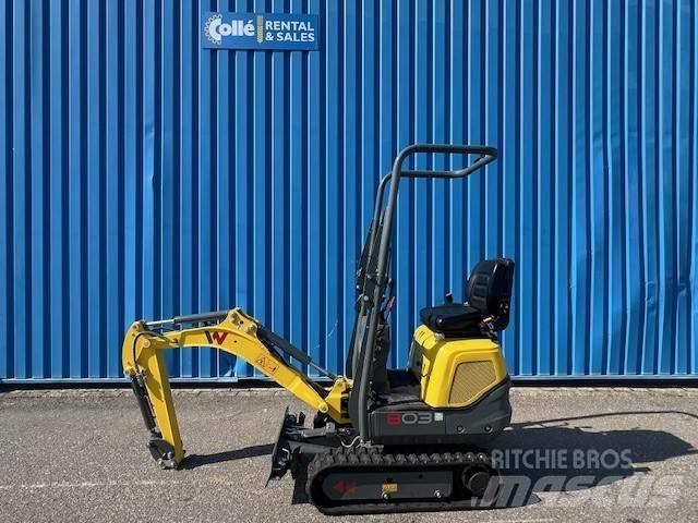 Wacker Neuson 803 Mini ekskavatoriai < 7 t