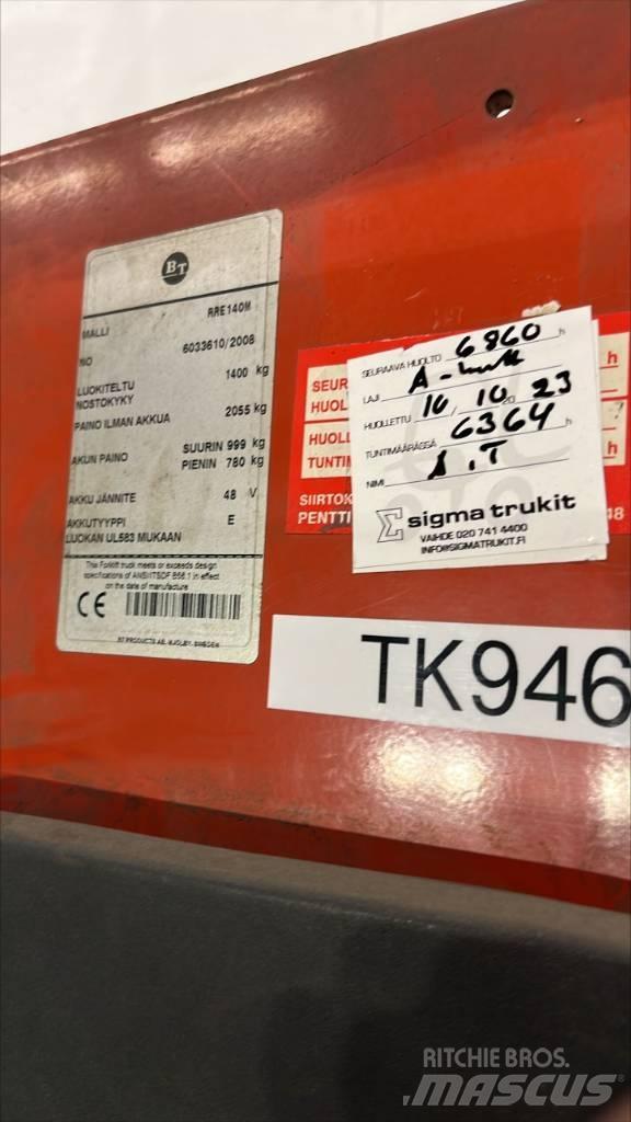 BT RR E 140 M Šakiniai krautuvai su prailgintu keltuvu