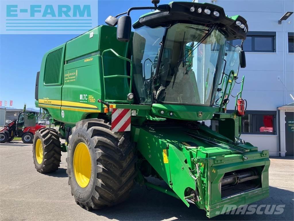 John Deere T550 HM Derliaus nuėmimo kombainai