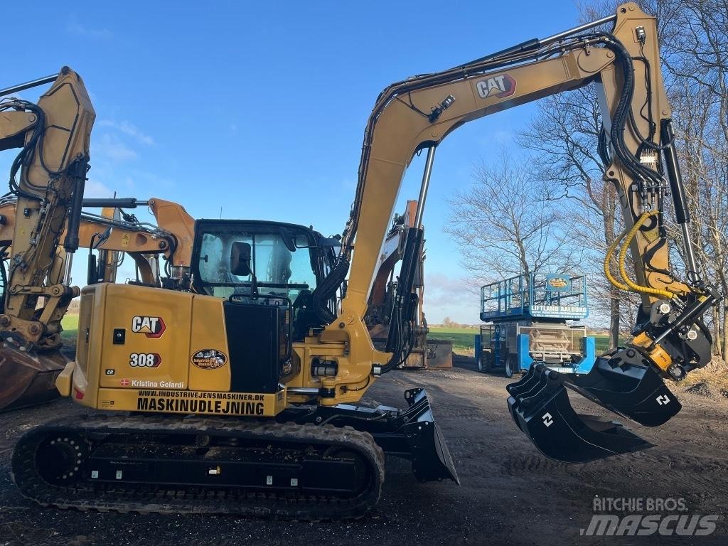 CAT 308 Vidutinės galios ekskavatoriai 7-12 t