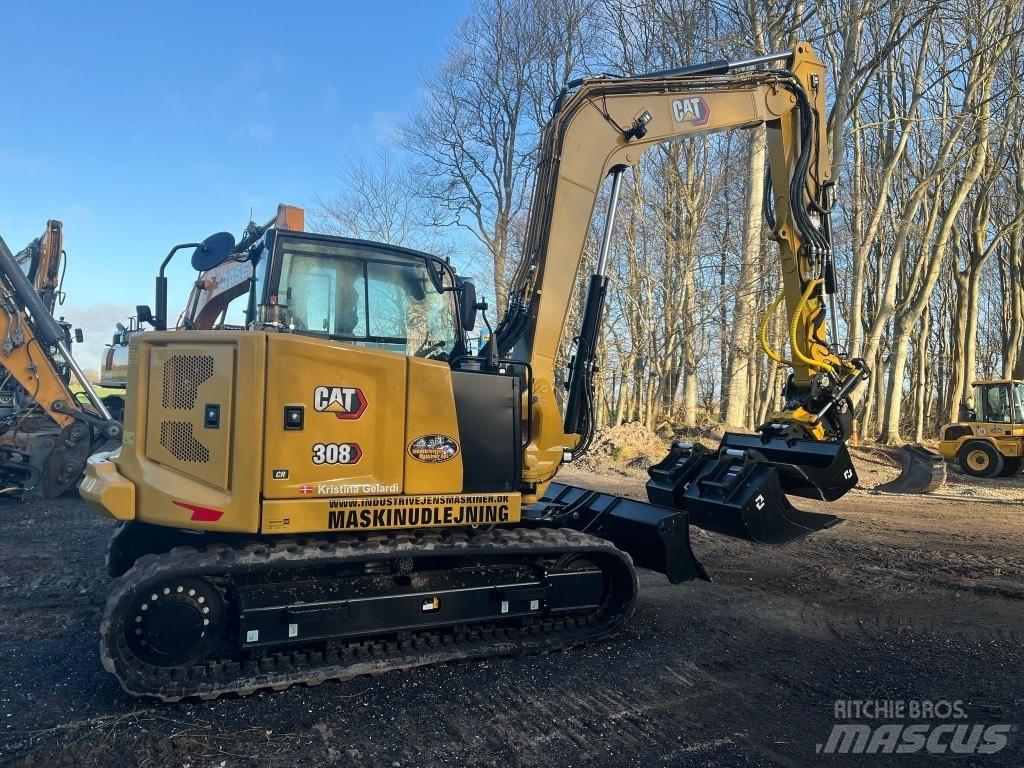 CAT 308 Vidutinės galios ekskavatoriai 7-12 t