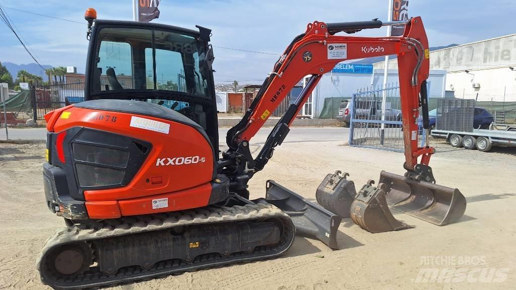Kubota KX 060-5 Mini ekskavatoriai < 7 t