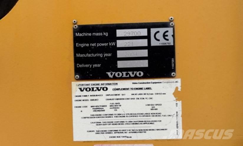 Volvo L 150 E Naudoti ratiniai krautuvai