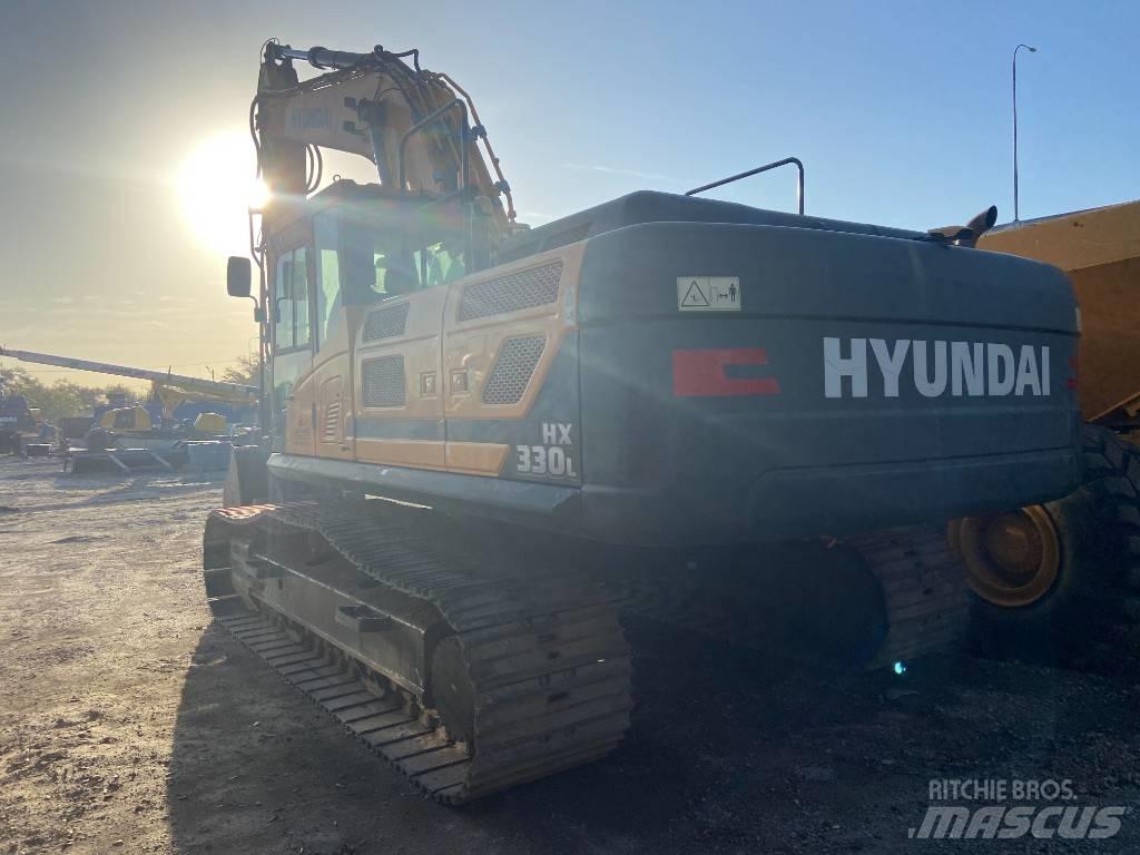 Hyundai HX330L Vikšriniai ekskavatoriai