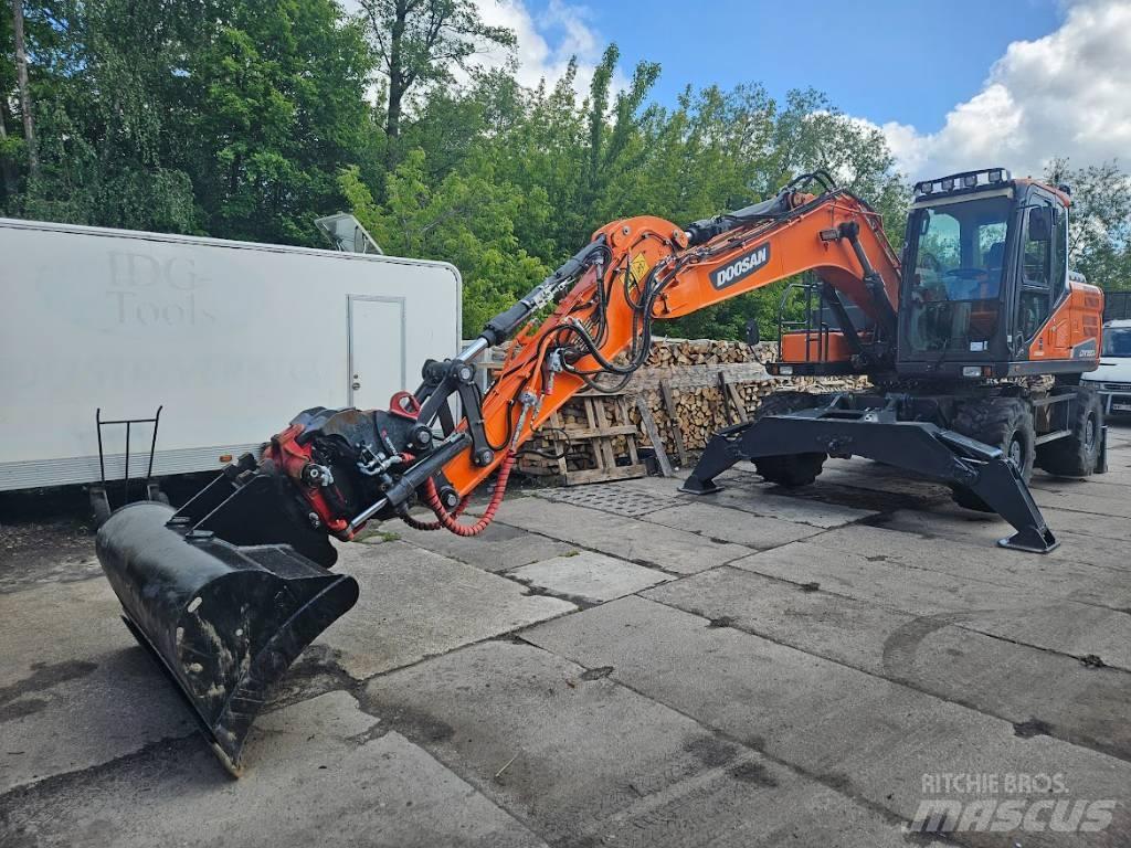 Doosan DX 160 W Ratiniai ekskavatoriai