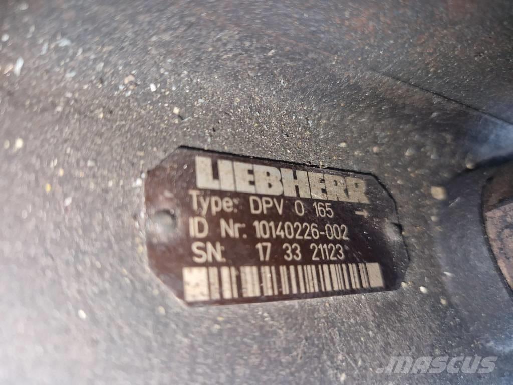 Liebherr DPV 0 165 Hidraulikos įrenginiai