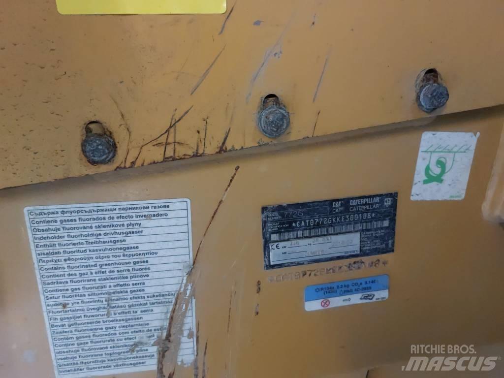 CAT 772G Statybiniai savivarčiai sunkvežimiai