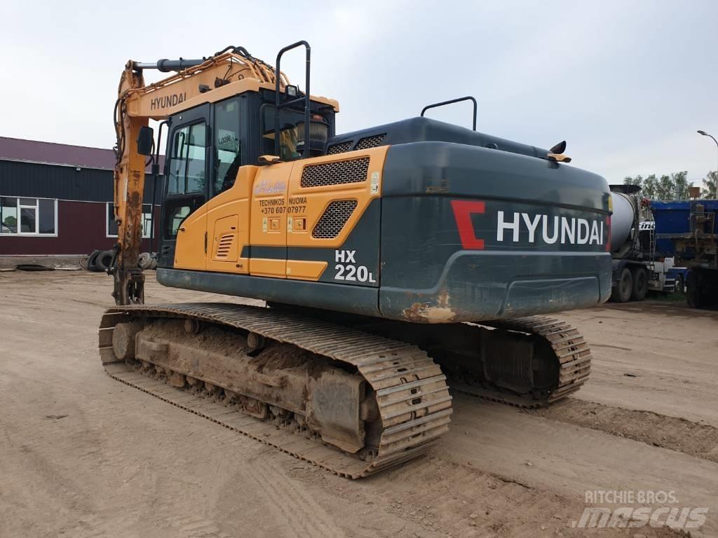 Hyundai HX 220 L Vikšriniai ekskavatoriai