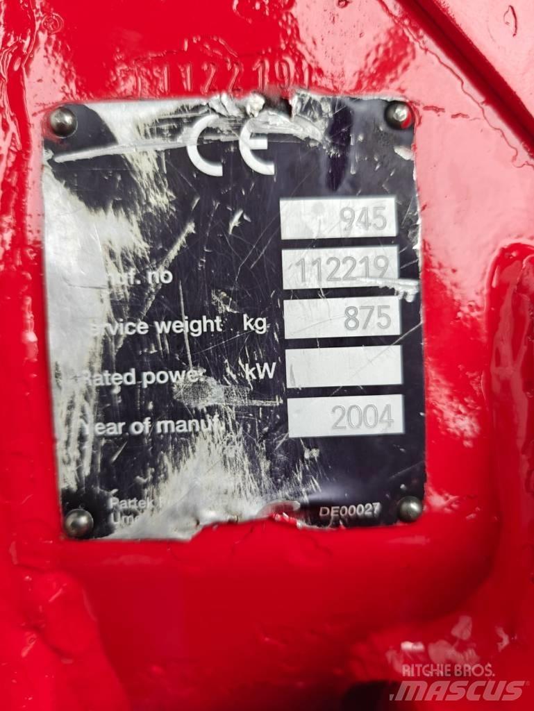 Valmet 945.1 Medžių kirtimo mašinų darbinės galvos