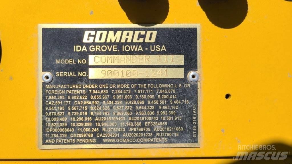 Gomaco Commander III Betono klojimo technika