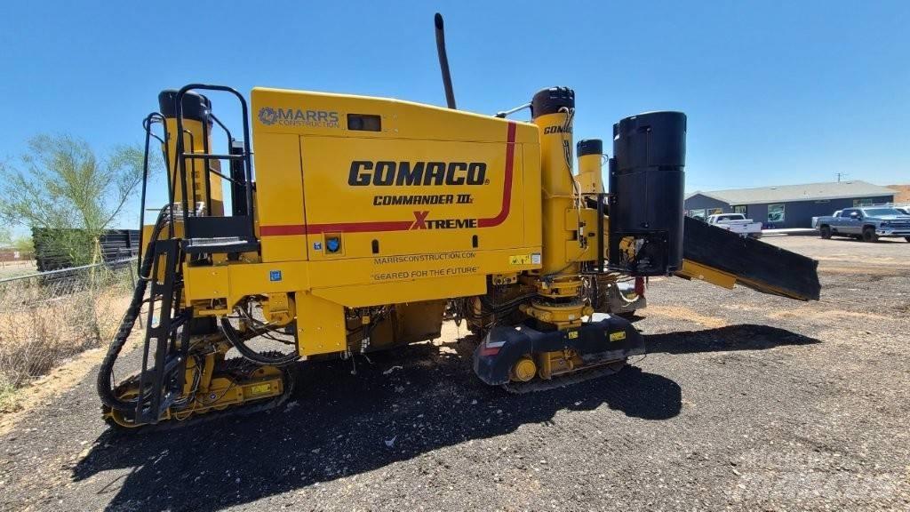 Gomaco Commander III Betono klojimo technika