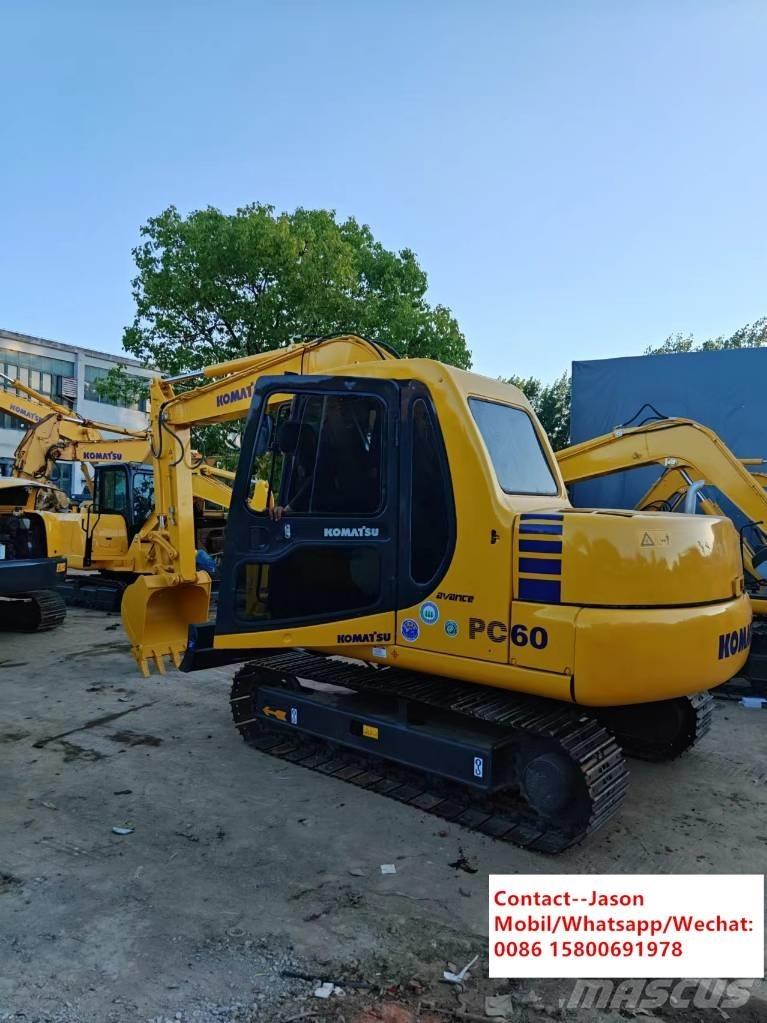 Komatsu PC 60 Mini ekskavatoriai < 7 t