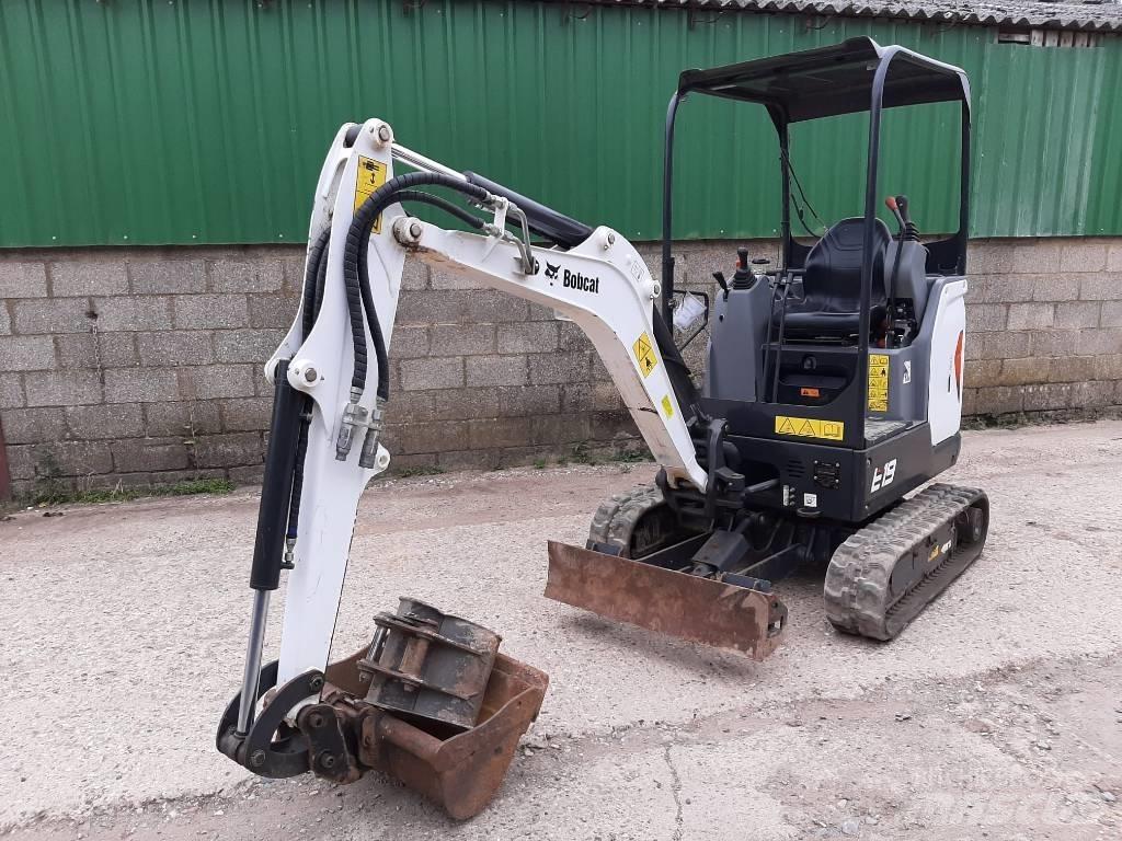 Bobcat E 19 Mini ekskavatoriai < 7 t