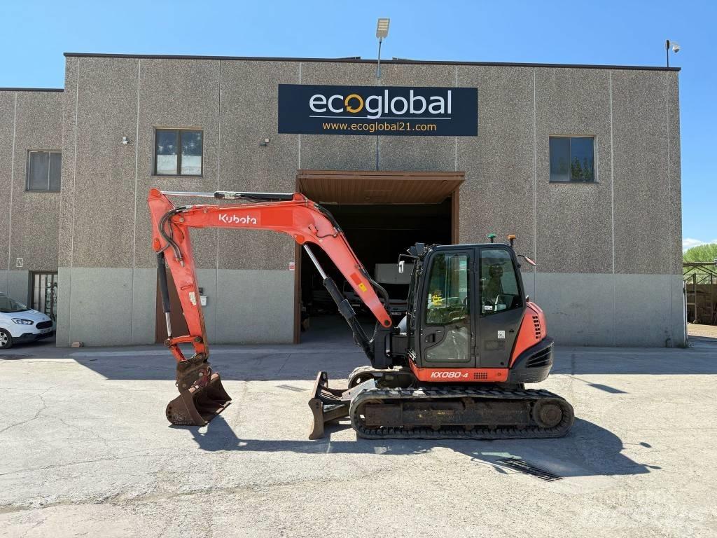 Kubota KX 080-4 Vidutinės galios ekskavatoriai 7-12 t