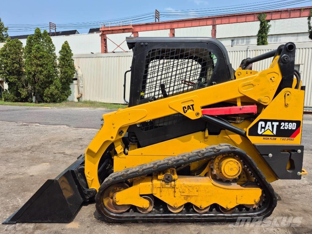 CAT 259 D Krautuvai su šoniniu pasukimu