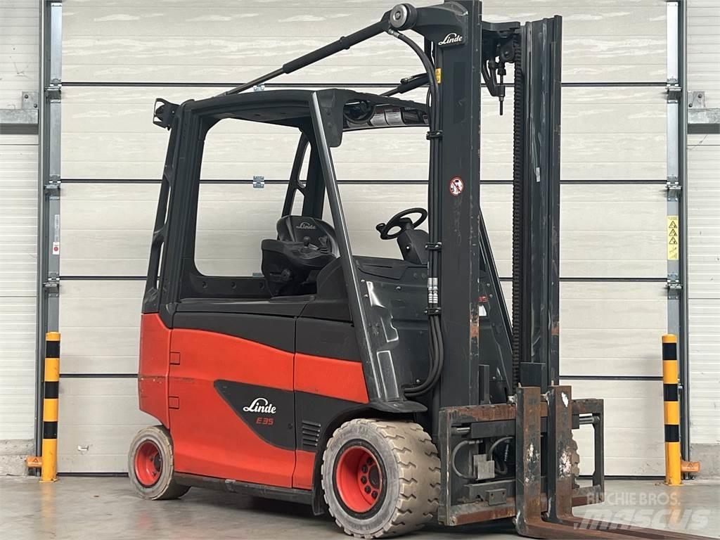Linde E35HL-01 Elektriniai šakiniai krautuvai