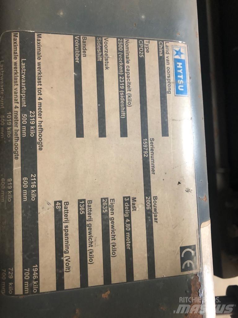 Hytsu CPD 25 Elektriniai šakiniai krautuvai