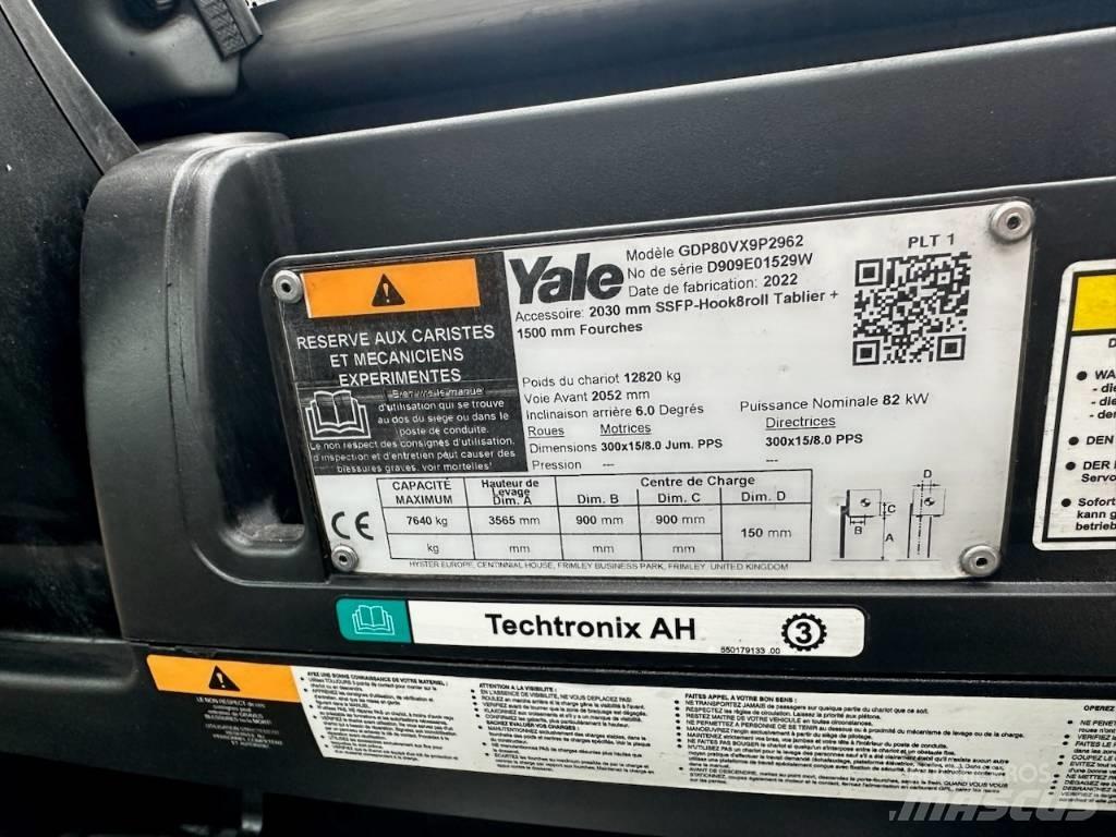 Yale gdp80vx9 Dyzeliniai krautuvai