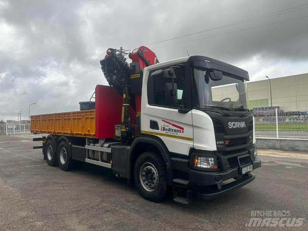 Scania P 370 Automobiliniai kranai
