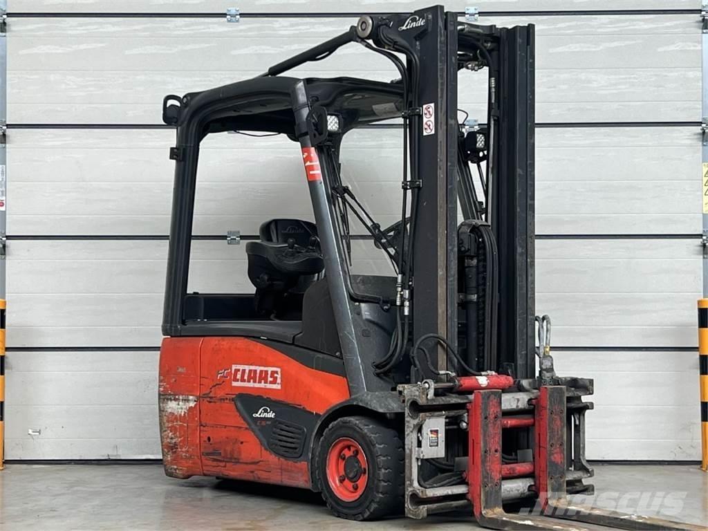 Linde E16 Elektriniai šakiniai krautuvai