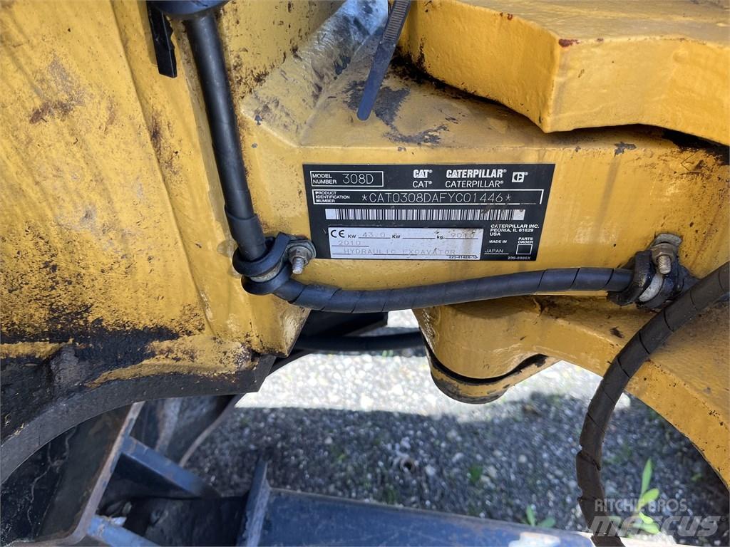 CAT 308 D Vidutinės galios ekskavatoriai 7-12 t