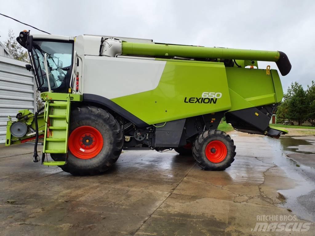 CLAAS Lexion 650 Derliaus nuėmimo kombainai