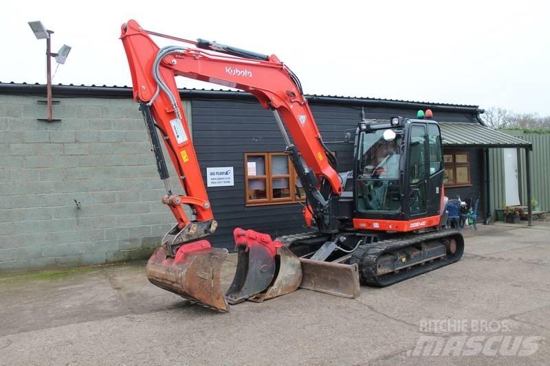 Kubota KX 080-4 Vidutinės galios ekskavatoriai 7-12 t